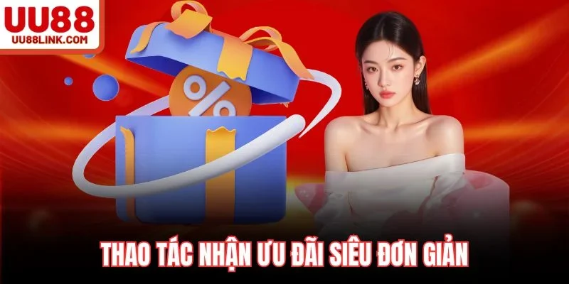 Thao tác nhận ưu đãi siêu đơn giản